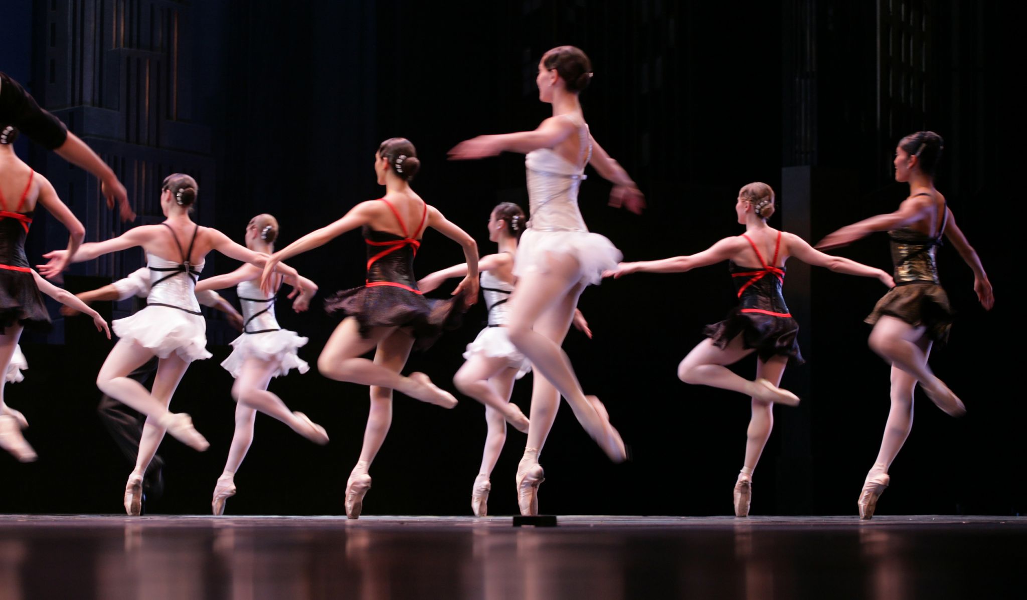 une chorégraphie de danse classique