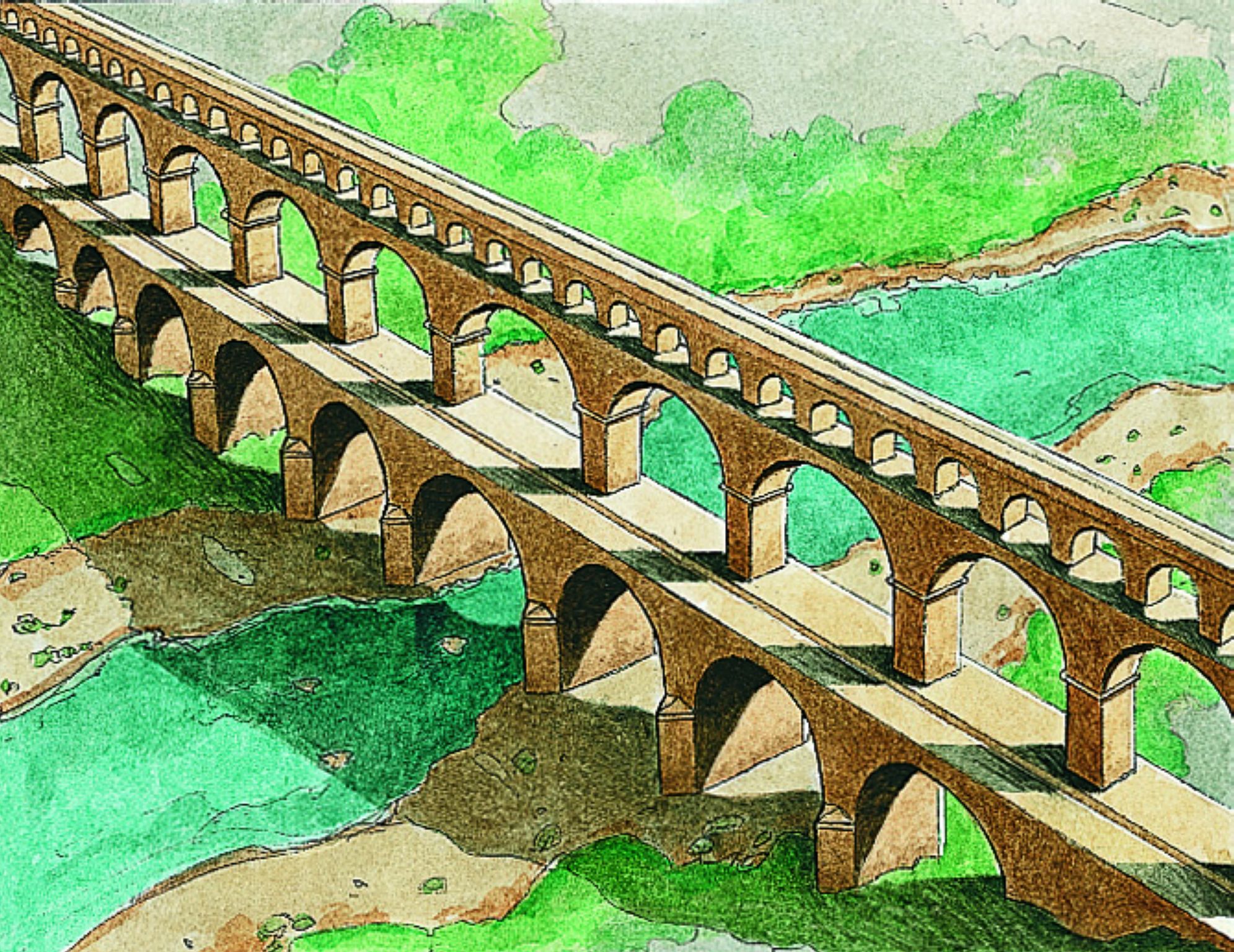 un aqueduc