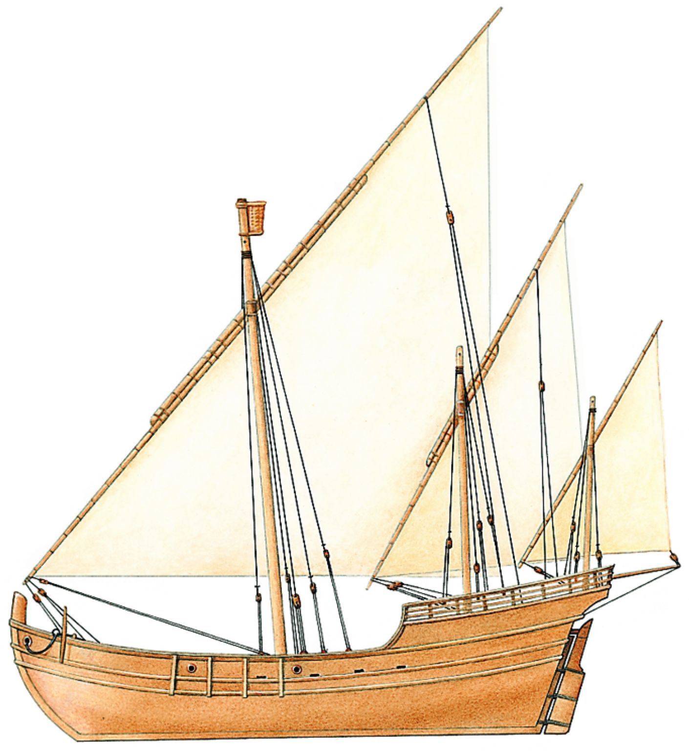 une caravelle (XVe s.)