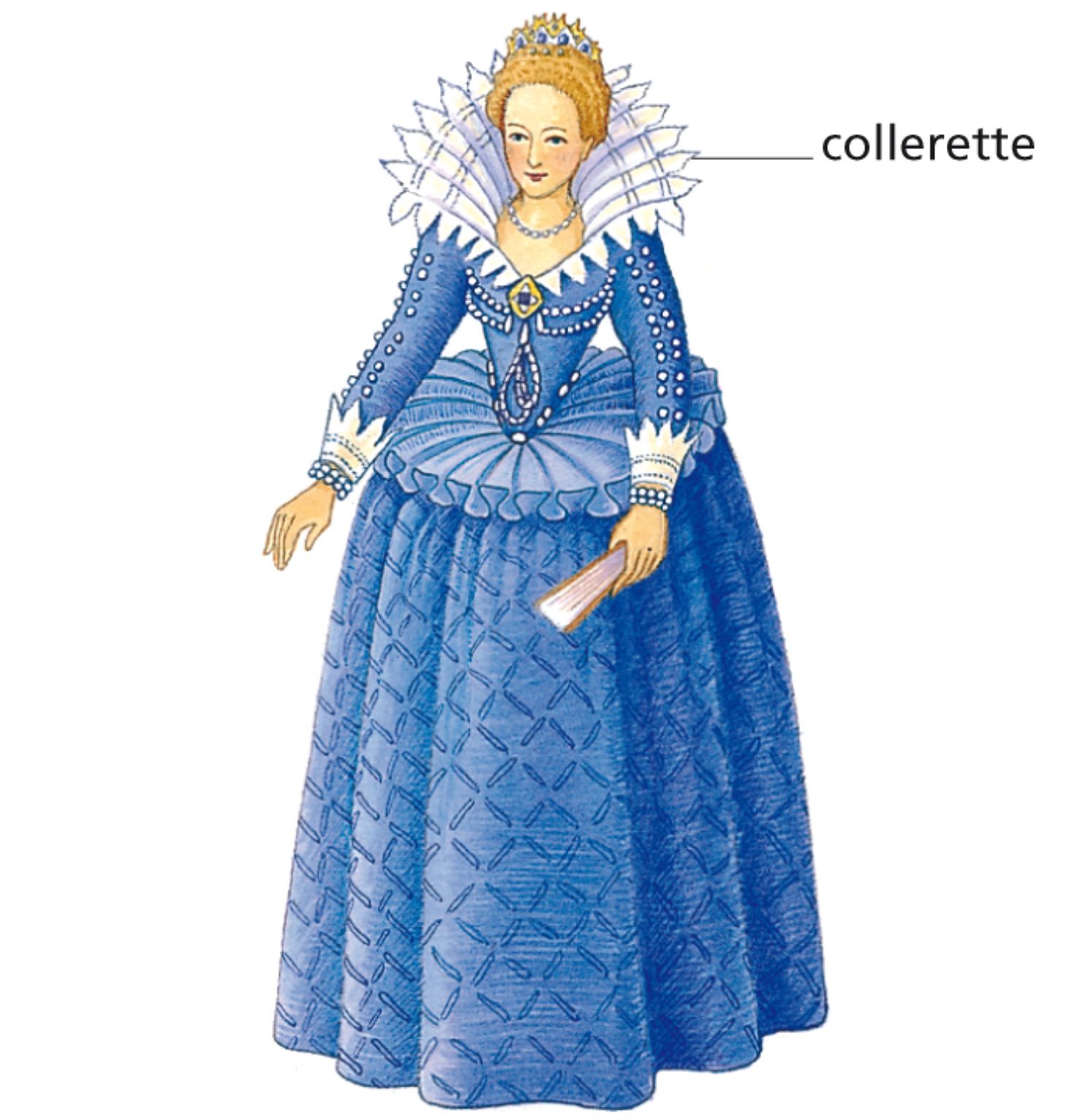 une robe à collerette
