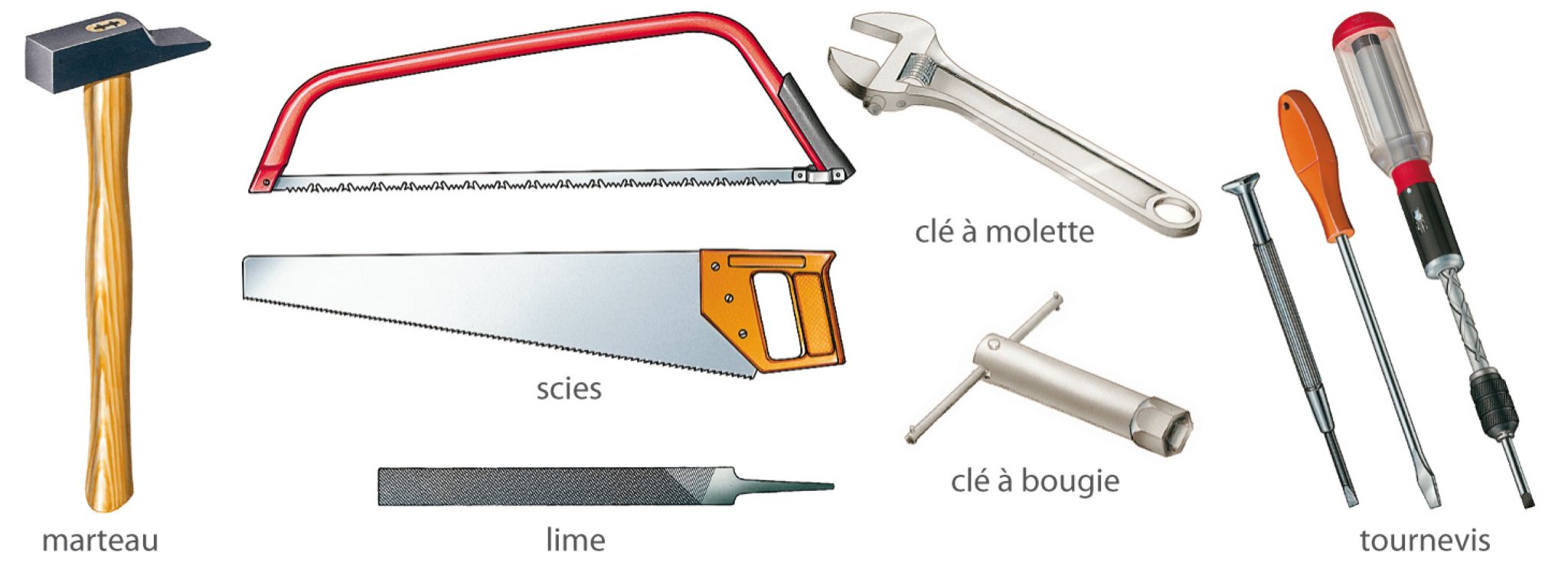 des outils de bricolage