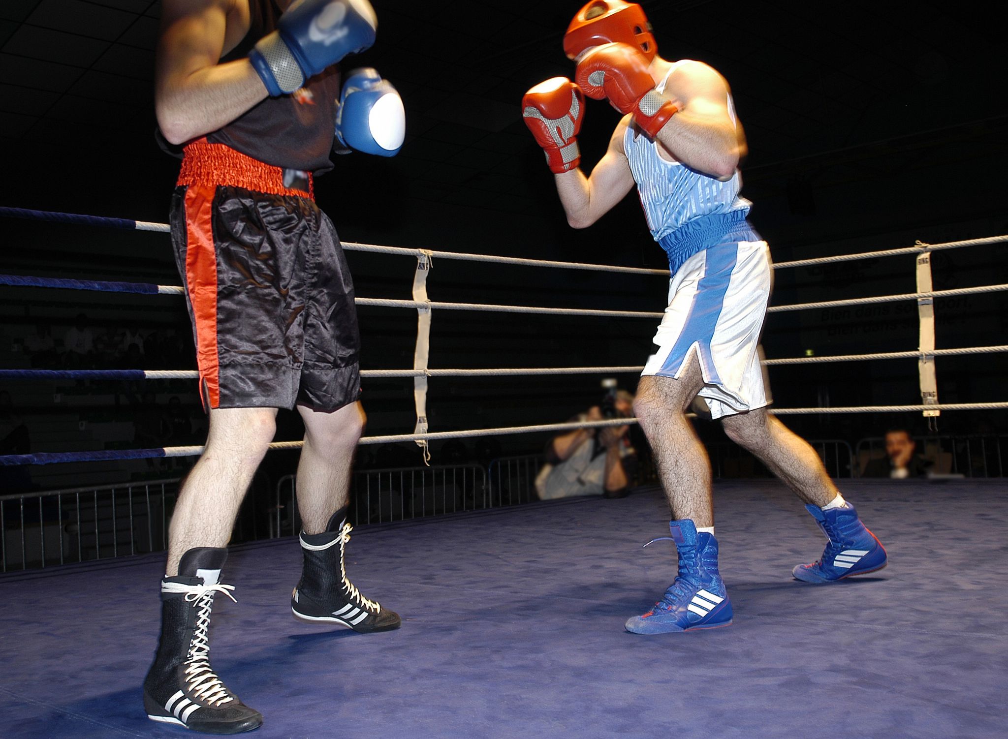 phase d’un combat de boxe