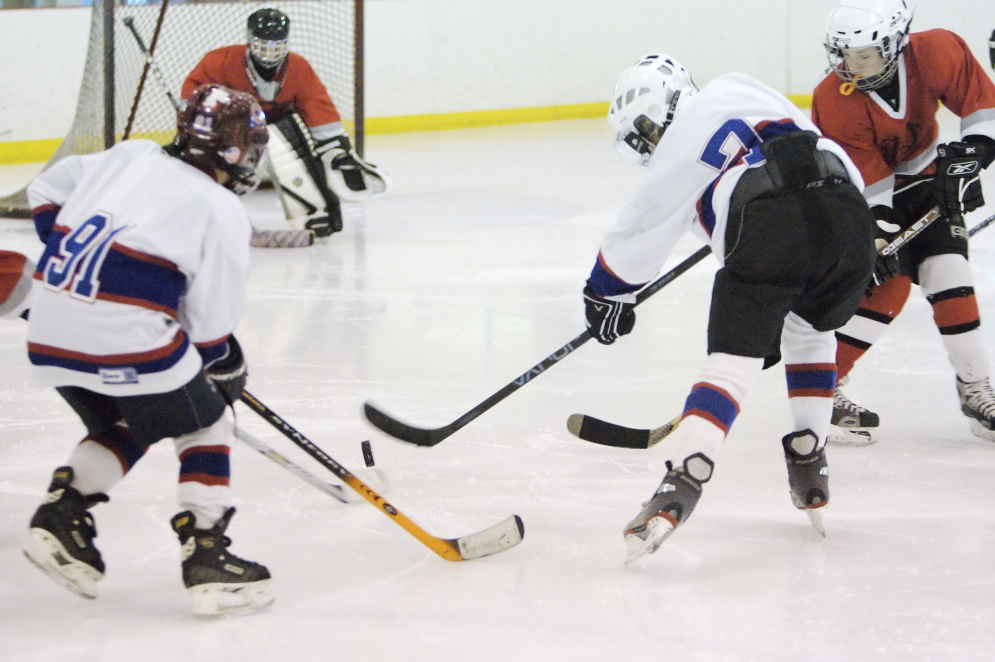 phase d’un match de hockey sur glace