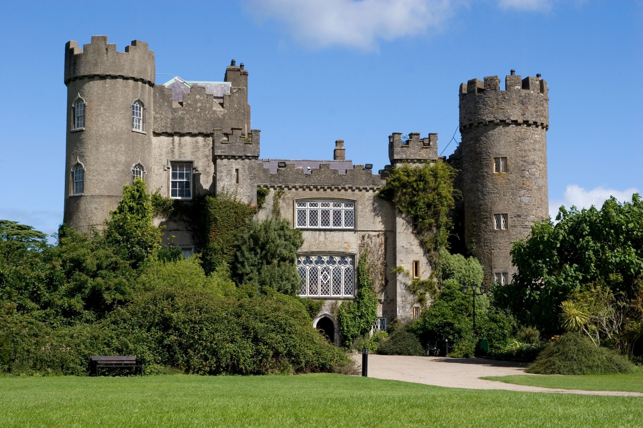 le château de Malahide, banlieue de Dublin, Irlande