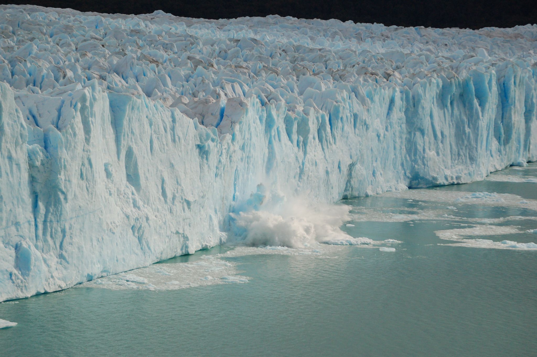 la fonte d’un glacier