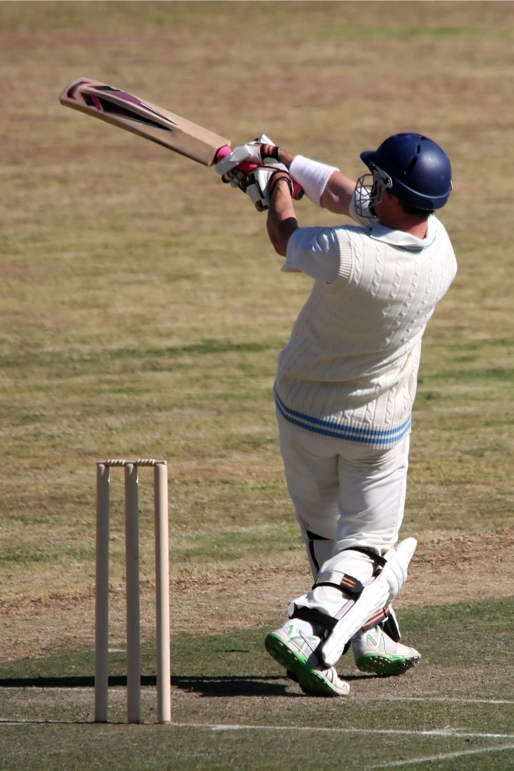 un joueur de cricket