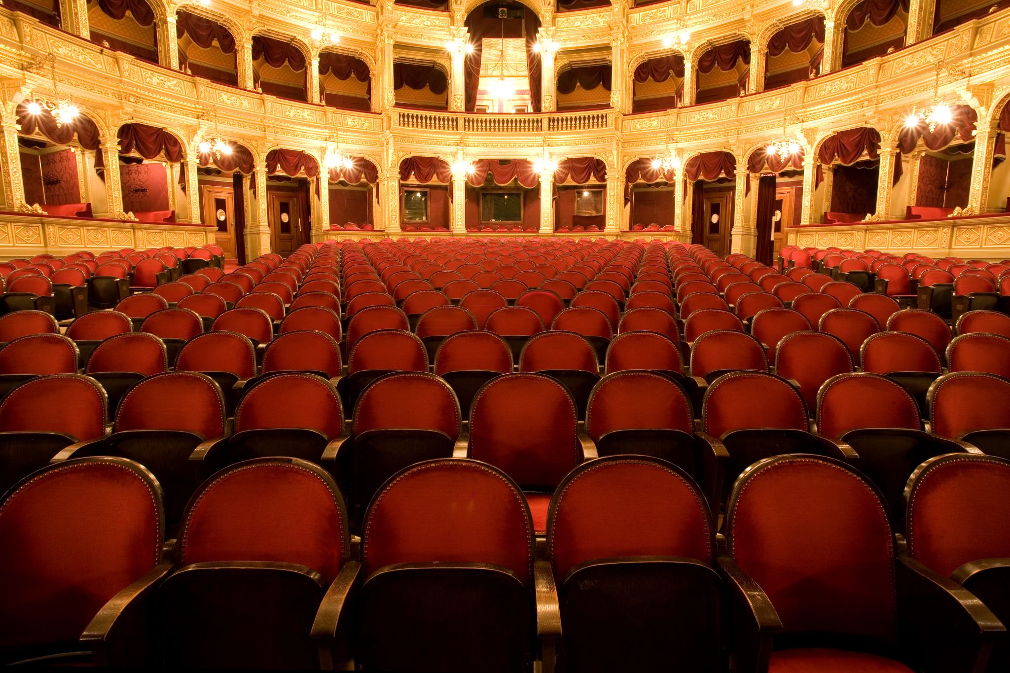 des loges de théâtre
