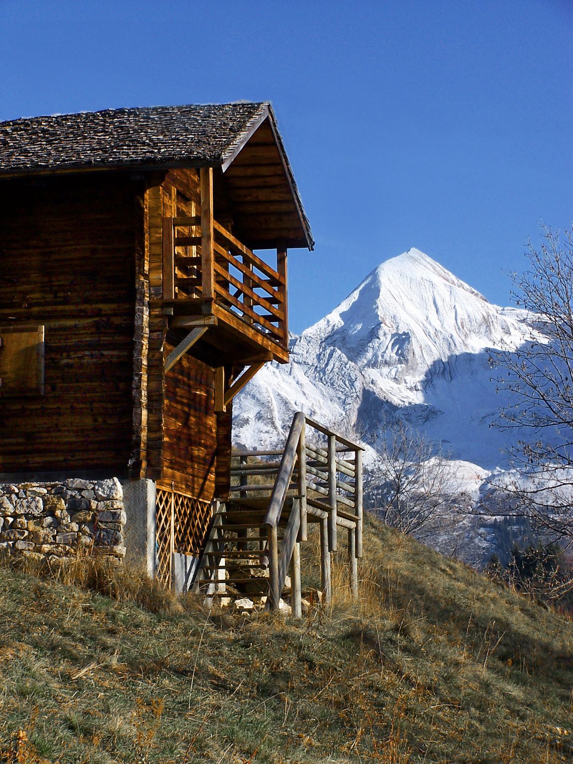 un refuge en altitude