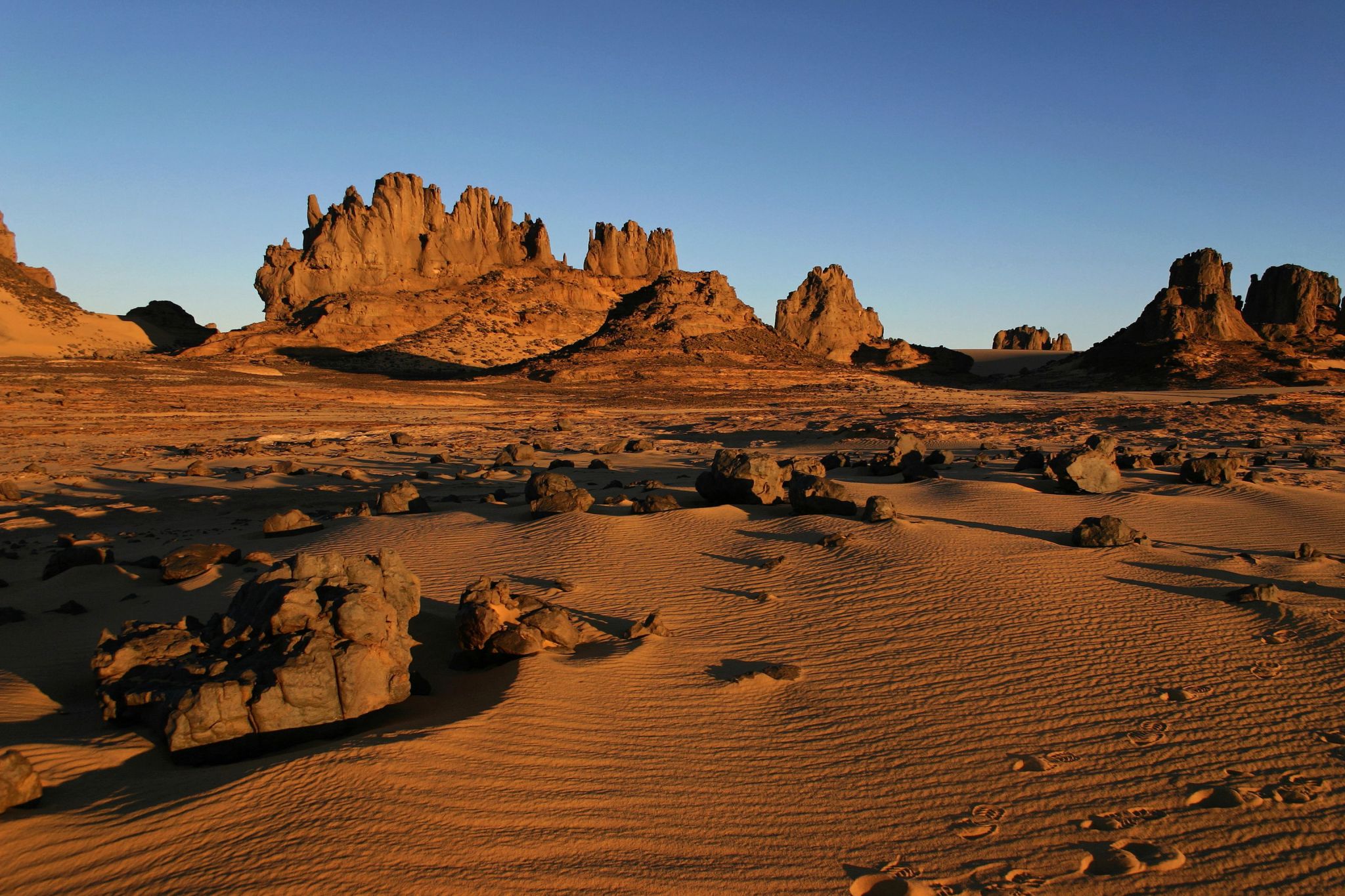 le Hoggar, massif volcanique du Sahara algérien