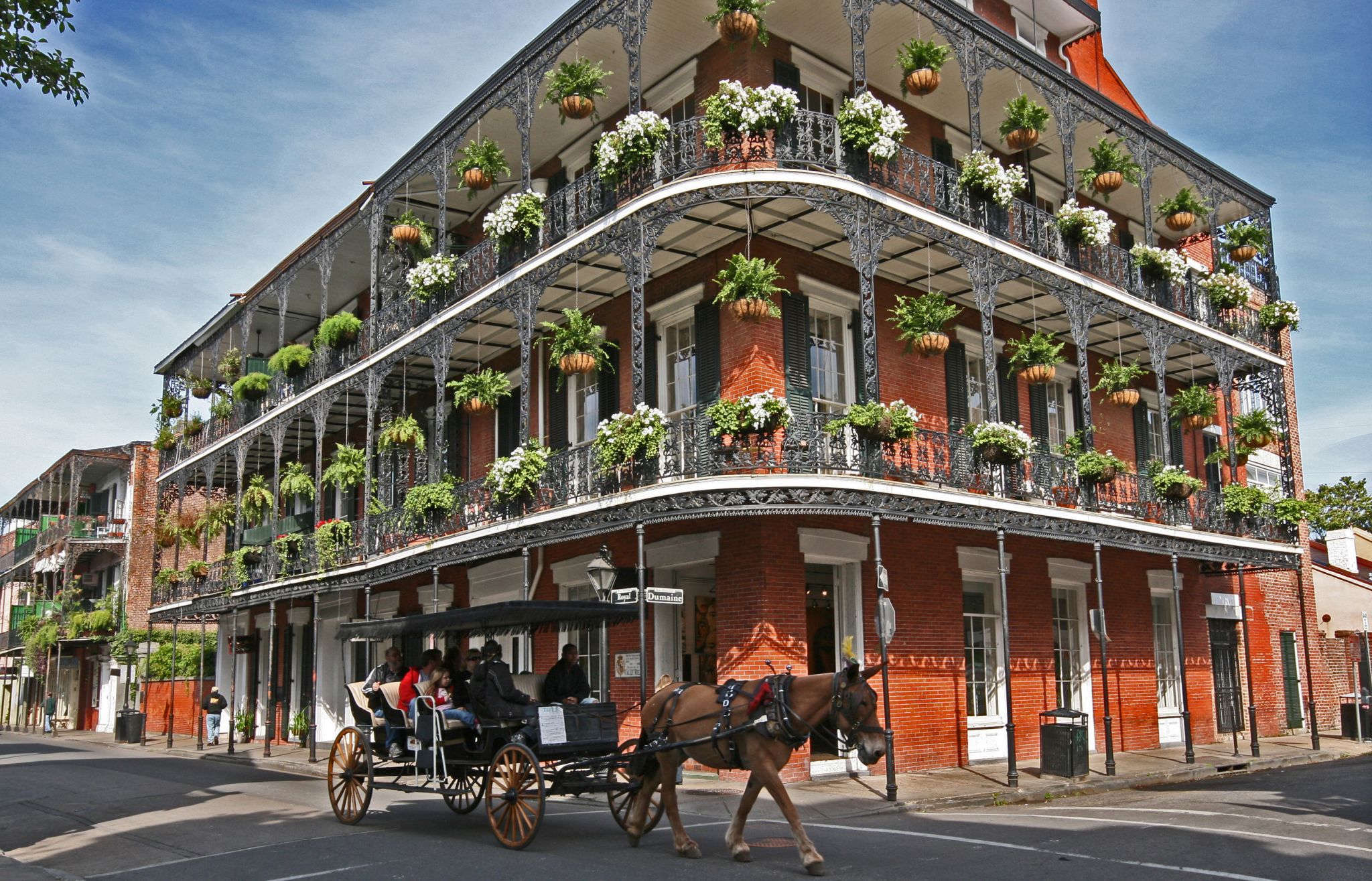 le quartier français à la La Nouvelle-Orléans (Louisiane)