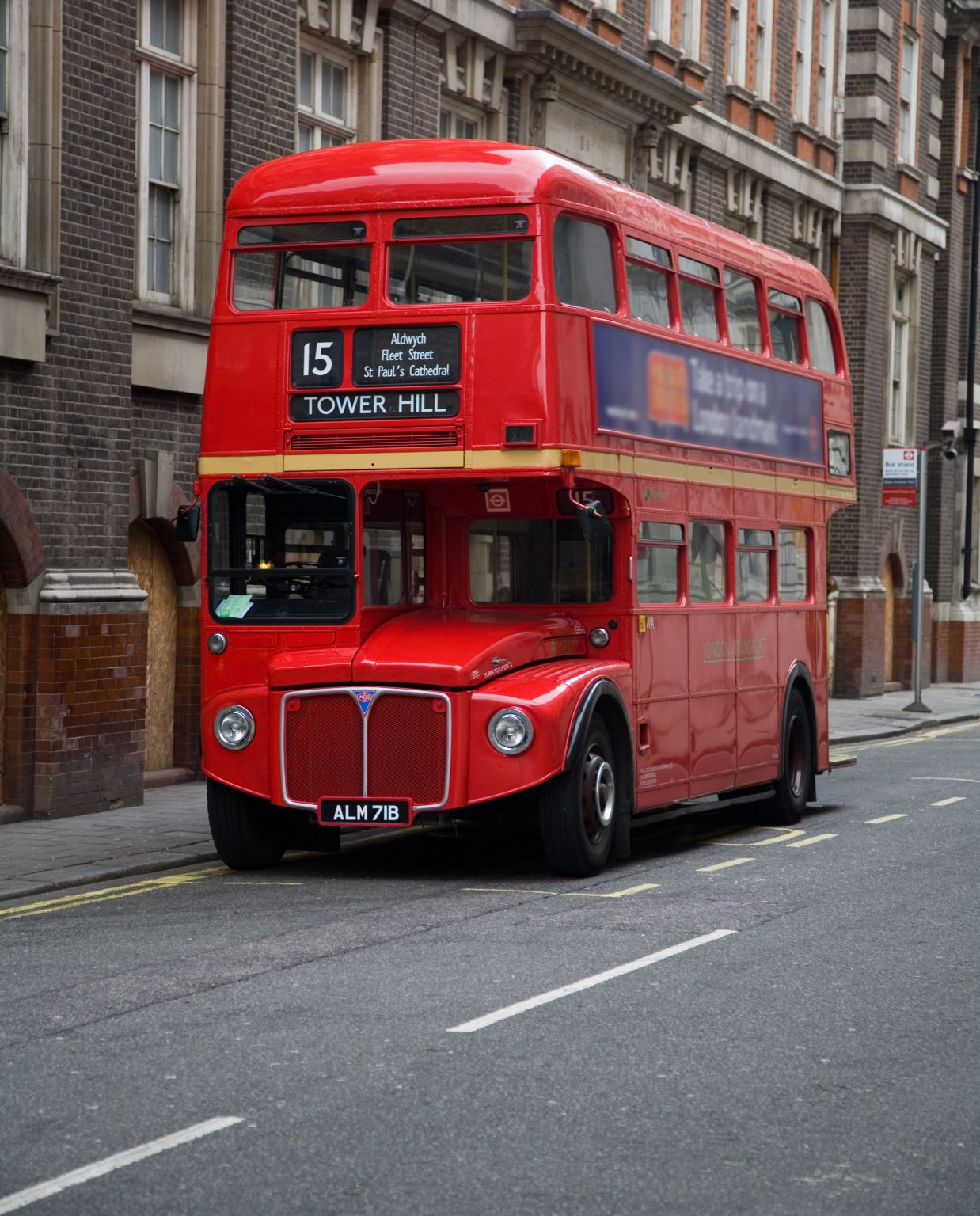 un bus à impériale londonien 